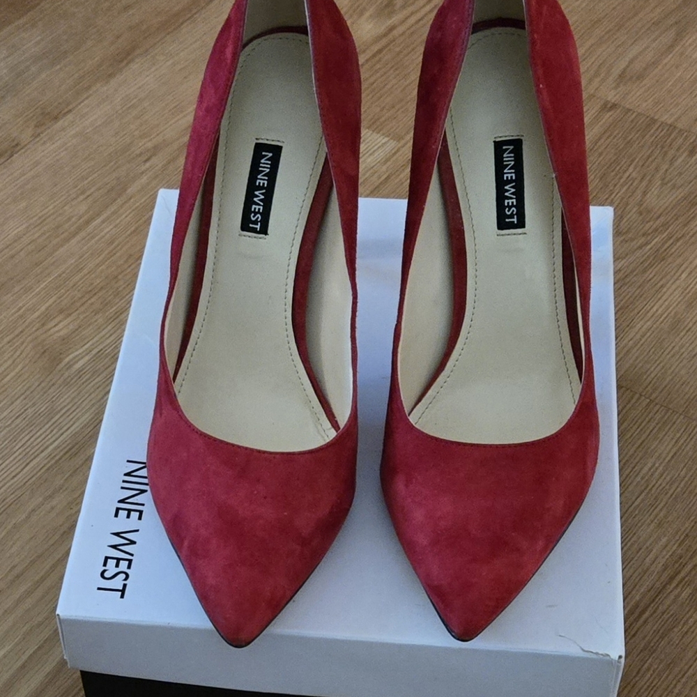 Nine West Bold Red Heels